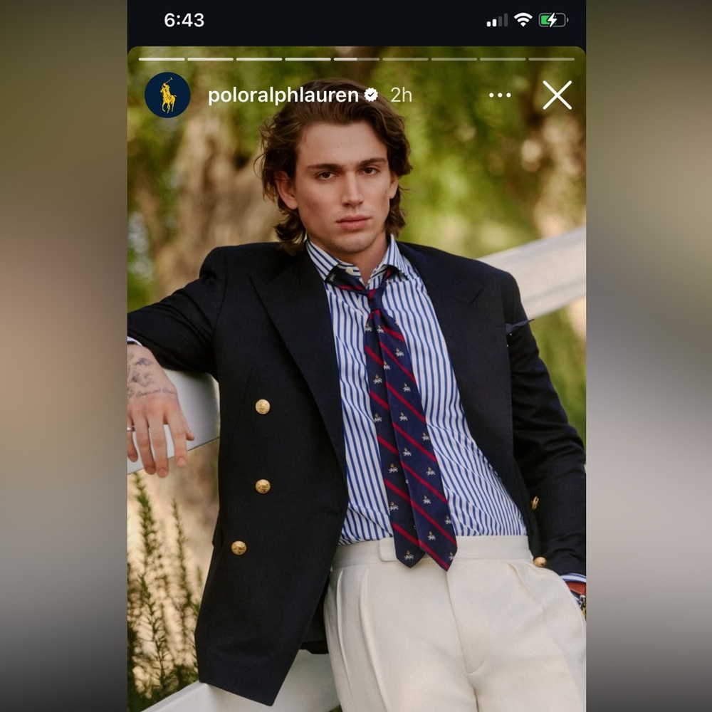Ralph Lauren classic preppy blazer